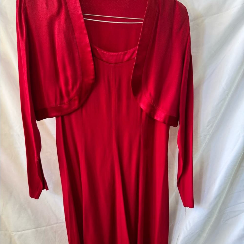 Elegant Red Women's Dress